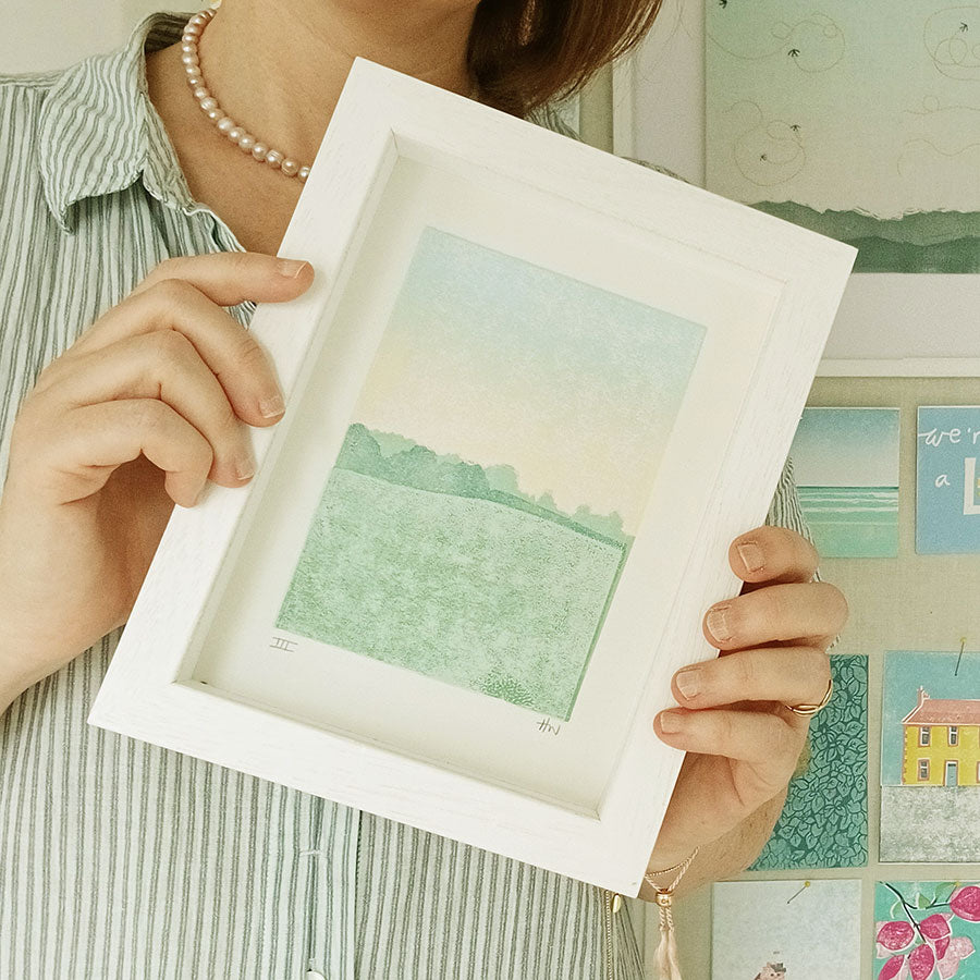 cheshire landscape series - mini print III