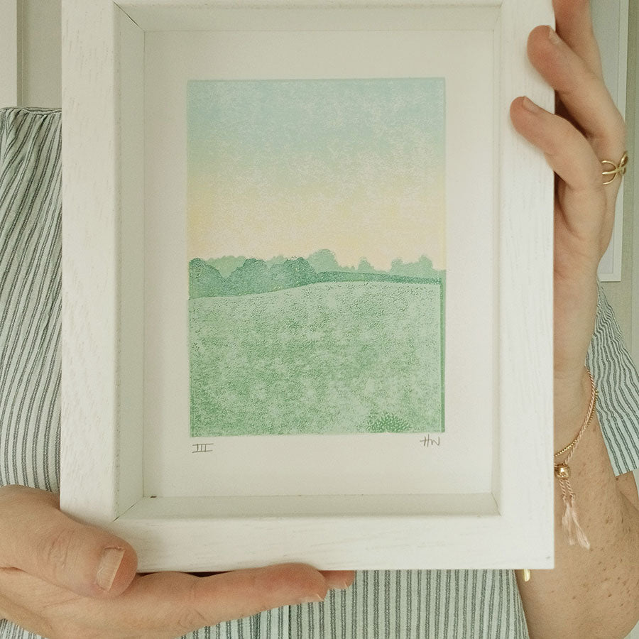 cheshire landscape series - mini print III