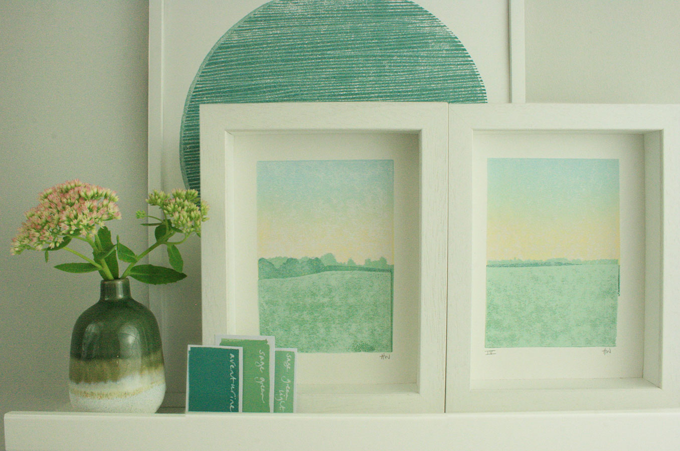 cheshire landscape series - mini print III