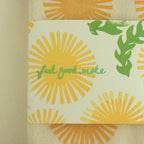 dandelion tea towel
