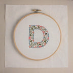 embroidered letter