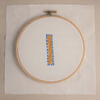 embroidered letter