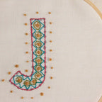 embroidered letter