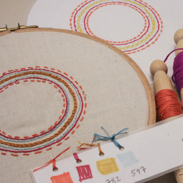 embroidered letter