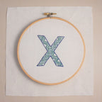 embroidered letter