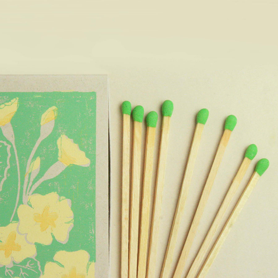 matches - primroses
