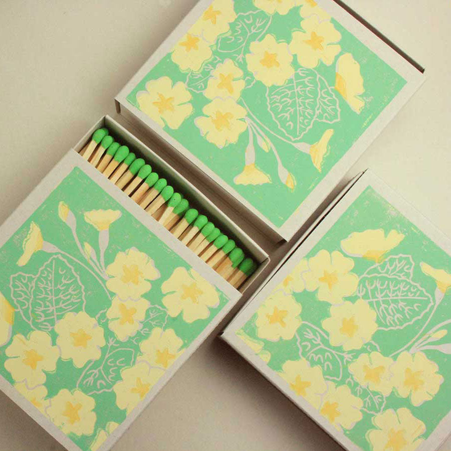 matches - primroses